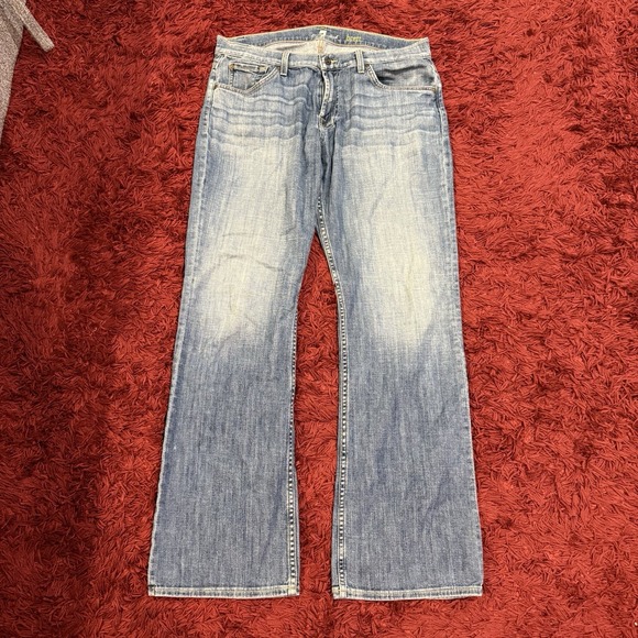 7 For All Mankind Men's 34 Brett Bootcut Jeans - Picture 1 of 9